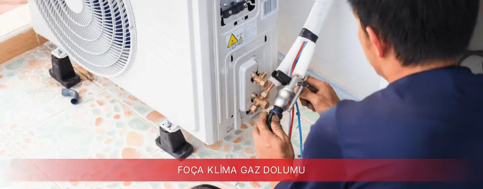 Foça İlçemi Finlux Klima Gaz Dolumu